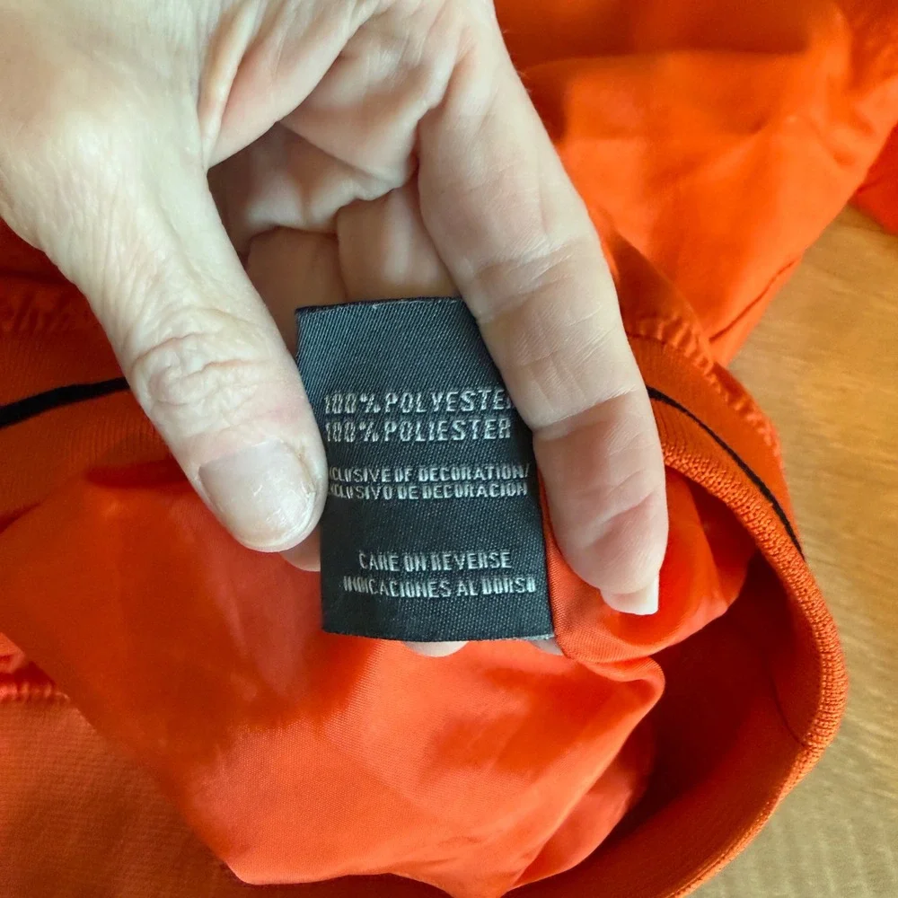 Pro Edge Oklahoma State Cowboys Orange V-Neck Pullover Windbreaker Mens Large - Picture 8 of 8